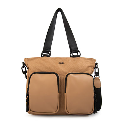 Cartera tote selina mediana beige