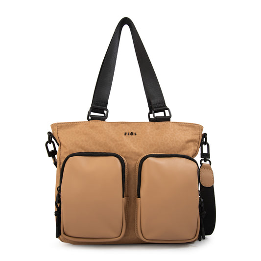 Cartera tote selina mediana beige