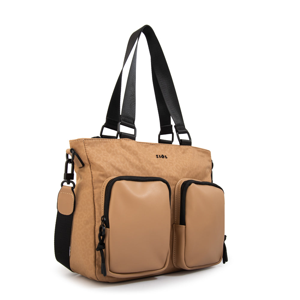 Cartera tote selina mediana beige