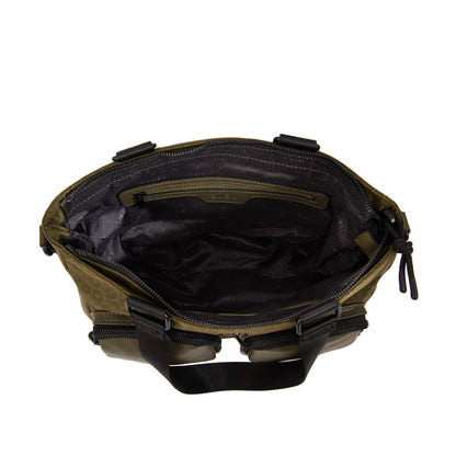 Cartera tote selina mediana verde oliva