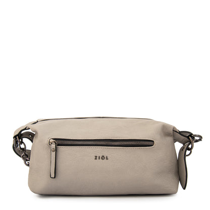 Cartera bandolera valeria mediana gris