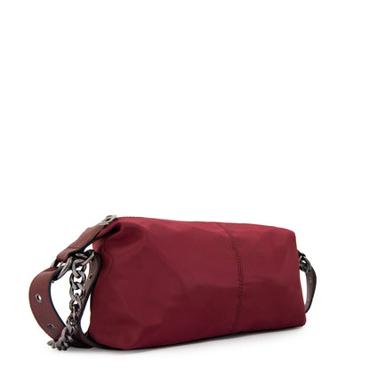 Cartera bandolera valeria mediana burdeo