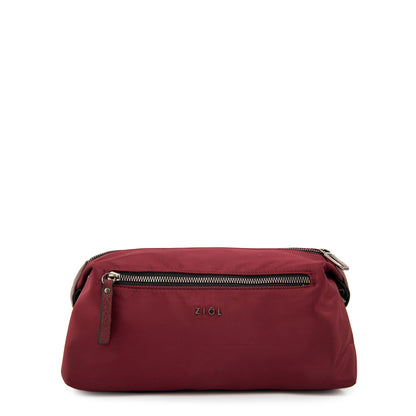 Cartera bandolera valeria mediana burdeo