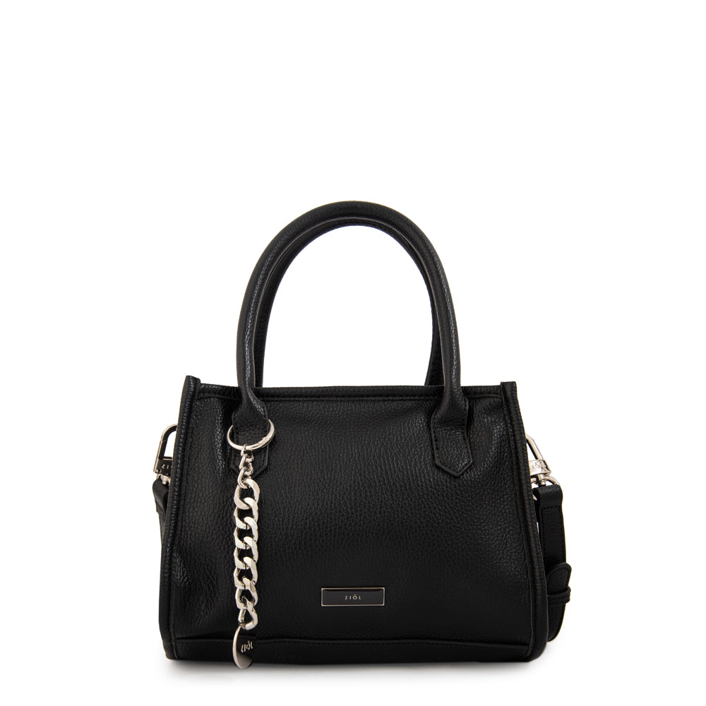 Cartera bandolera con asas renatta mediana negro