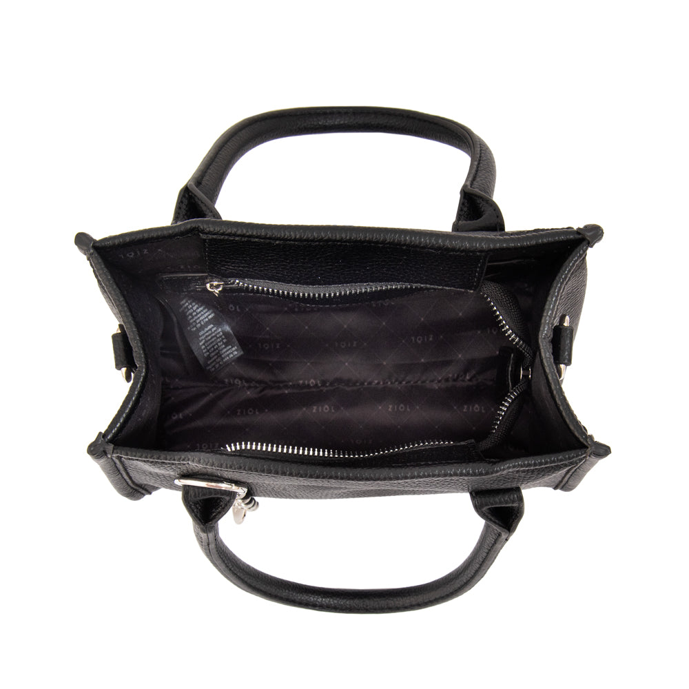 Cartera bandolera con asas renatta mediana negro