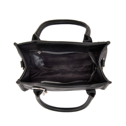 Cartera bandolera con asas renatta mediana negro