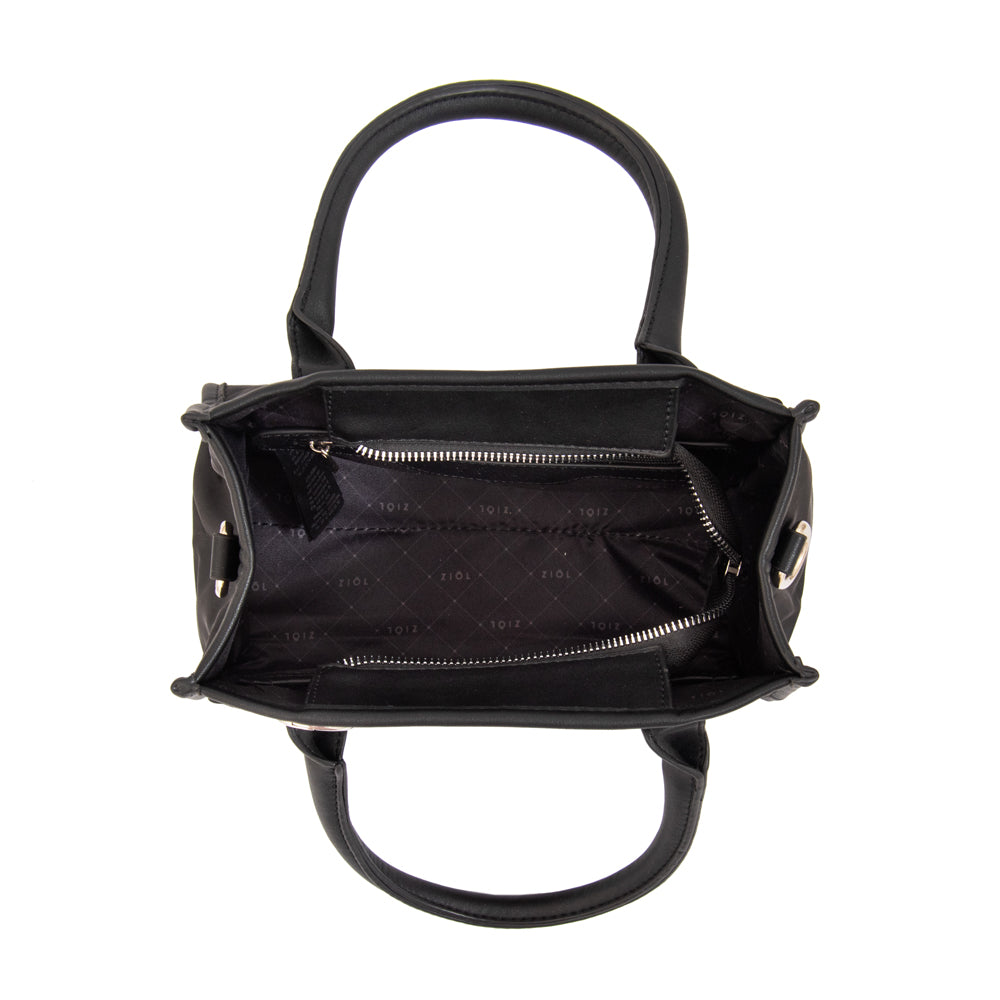 Cartera bandolera con asas renatta negro