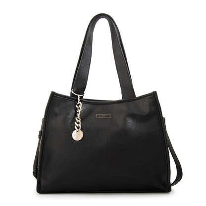 Cartera tote renatta mediana negro