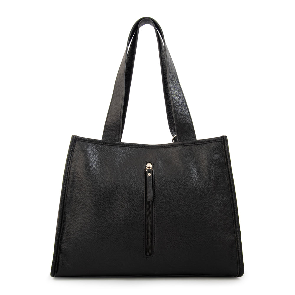 Cartera tote renatta mediana negro