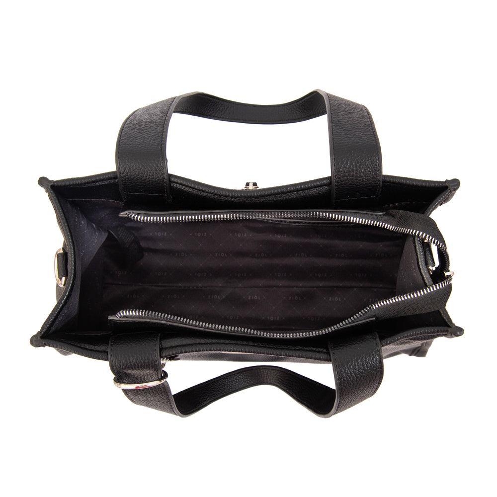 Cartera tote renatta mediana negro