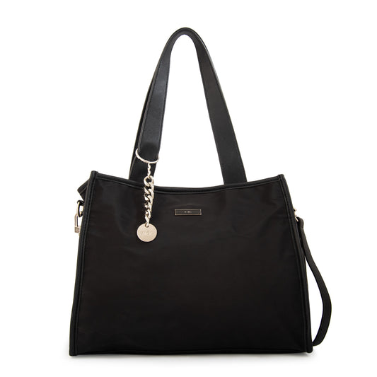 Cartera tote renatta mediana negro
