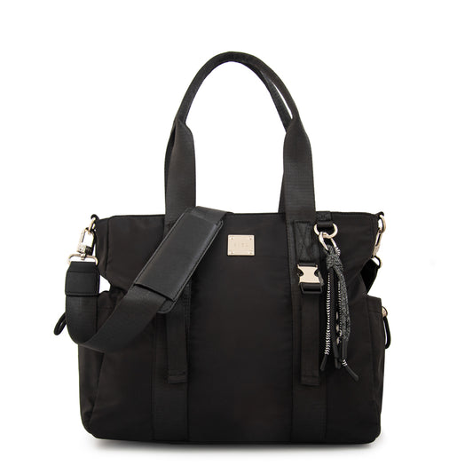 Cartera tote porta notebook elina grande negro