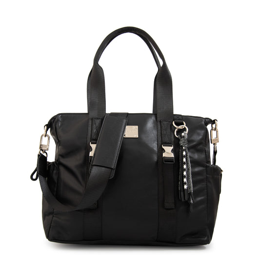 Cartera tote porta notebook elina grande negro