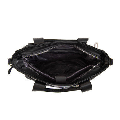 Cartera tote porta notebook elina grande negro