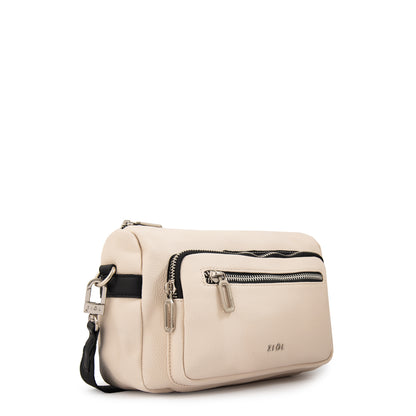 Cartera bandolera ruby blanco crudo