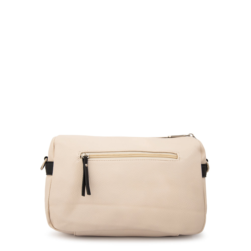 Cartera bandolera ruby blanco crudo