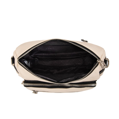 Cartera bandolera ruby blanco crudo