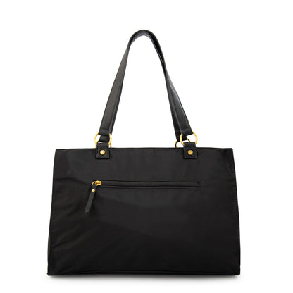 Cartera tote porta notebook nina negro