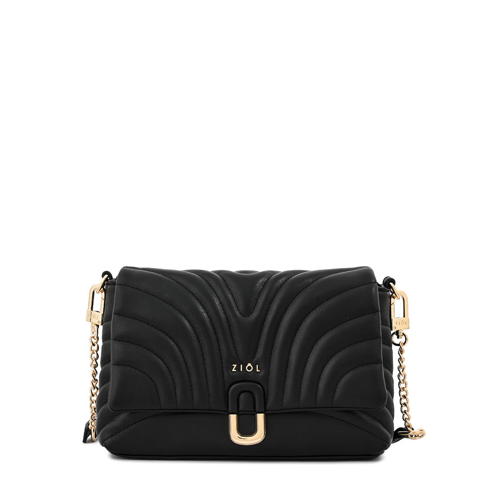 Cartera bandolera con tapa shannon pequeña