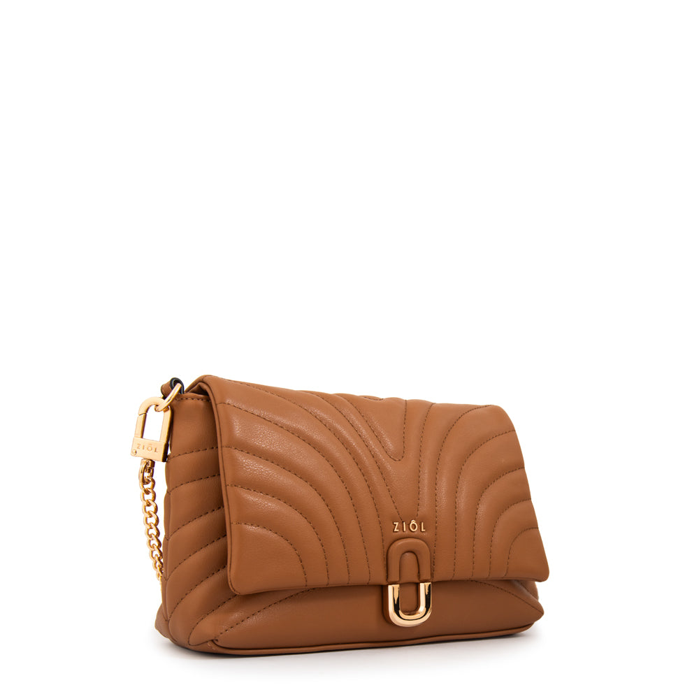 Cartera bandolera shannon camel