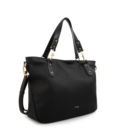 Cartera tote barbara grande negro