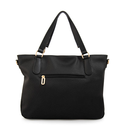 Cartera tote barbara grande negro