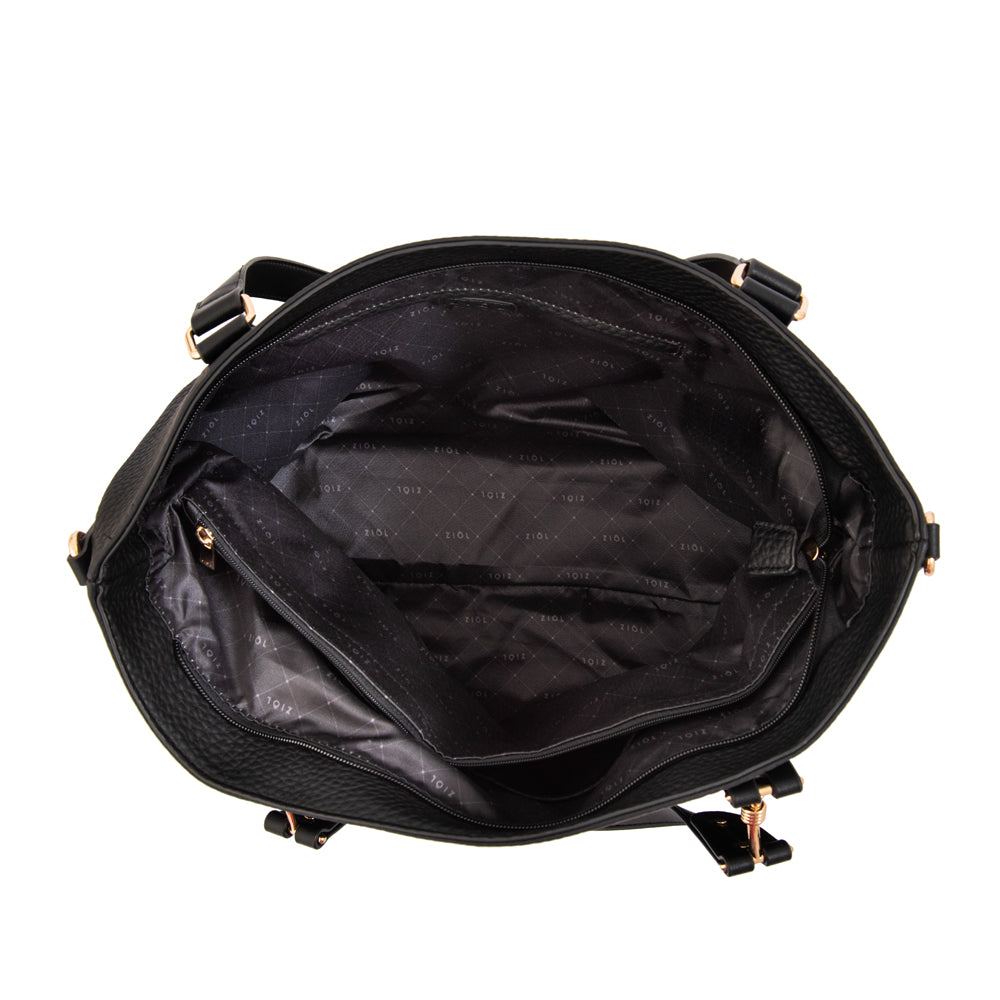 Cartera tote barbara grande negro