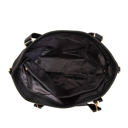 Cartera tote barbara grande negro