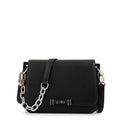 Cartera bandolera con tapa karina mediana negro