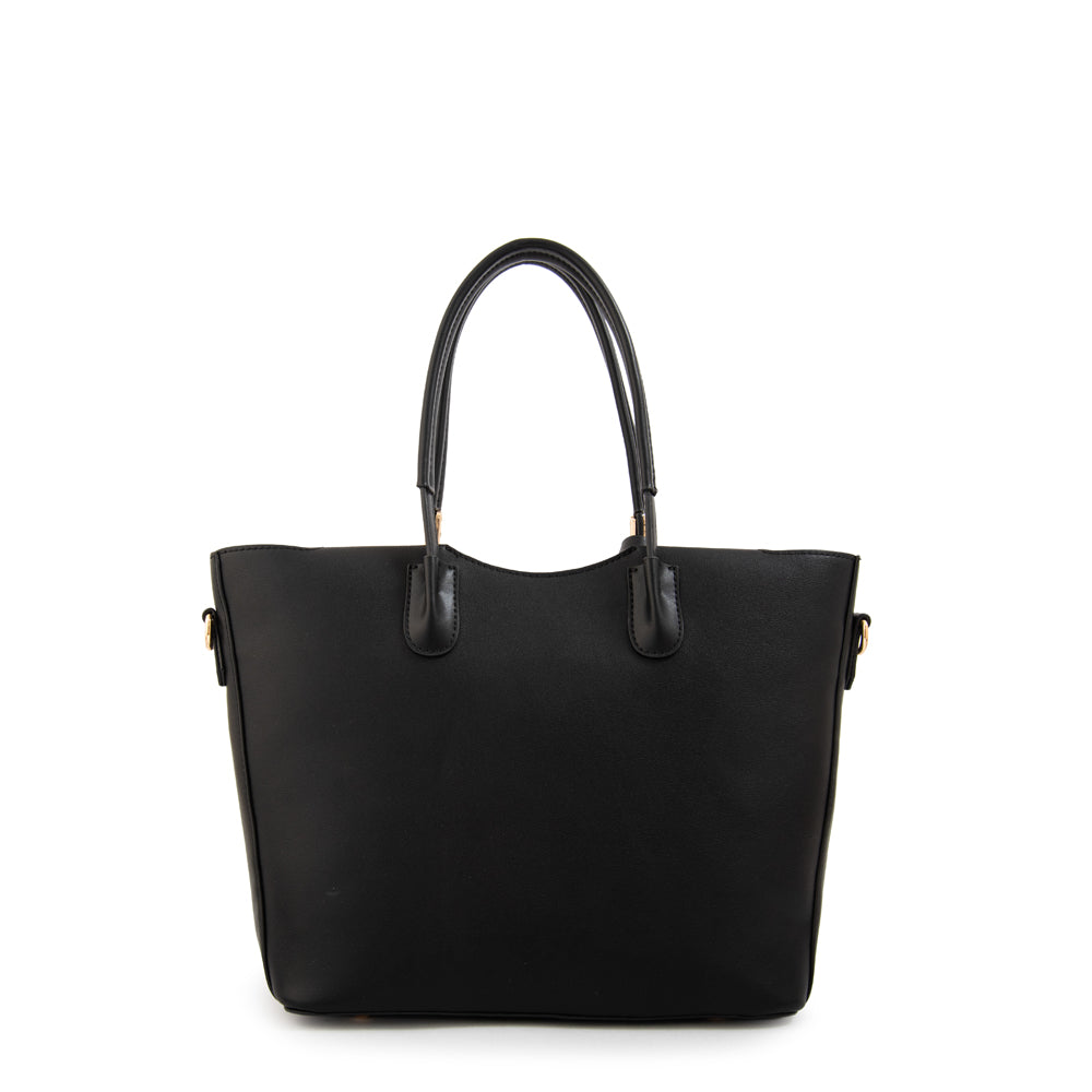 Cartera tote mandela grande negro