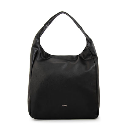 Cartera corte oval barbara grande negro