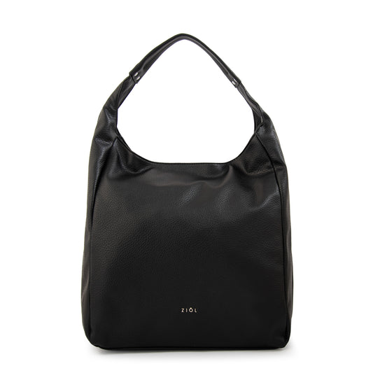 Cartera corte oval barbara grande negro