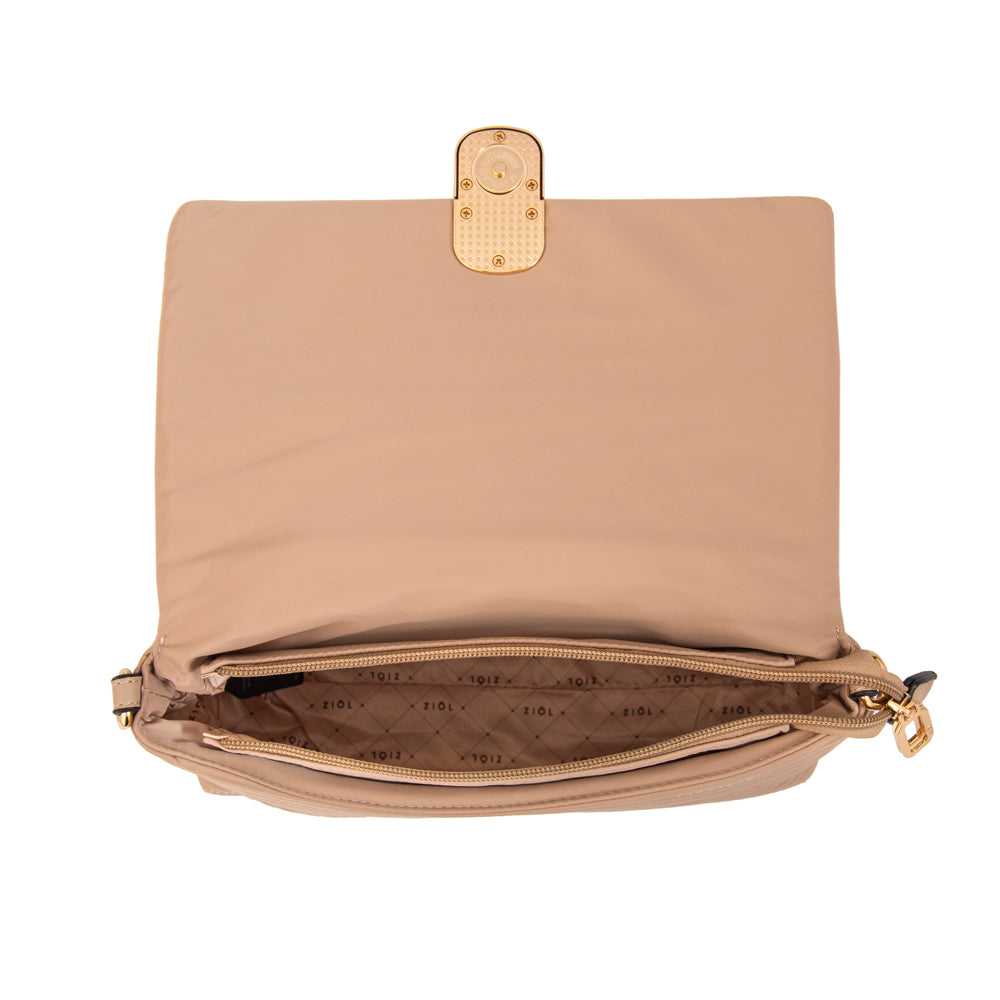 Cartera bandolera shannon beige