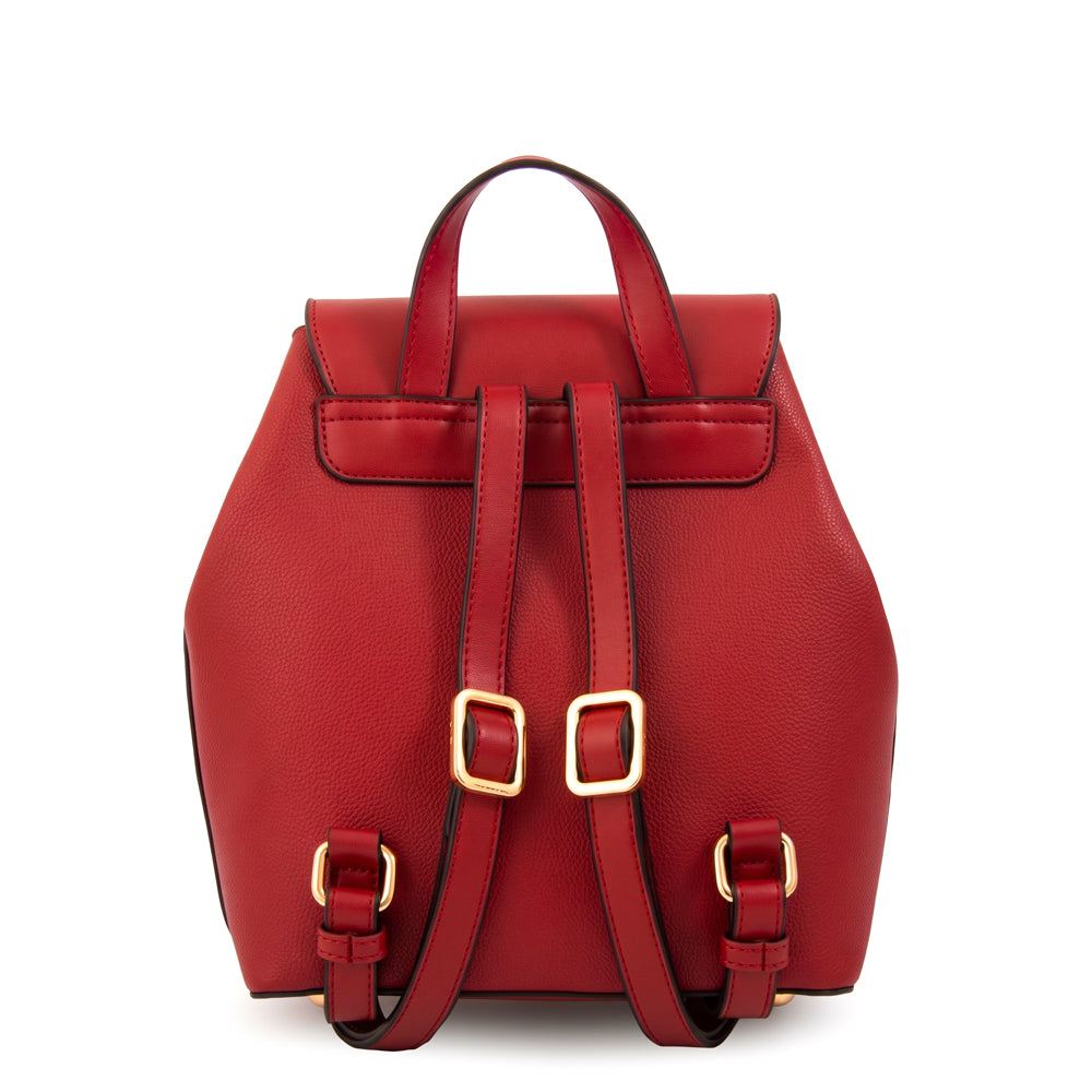 Mochila cailin pequeña rojo