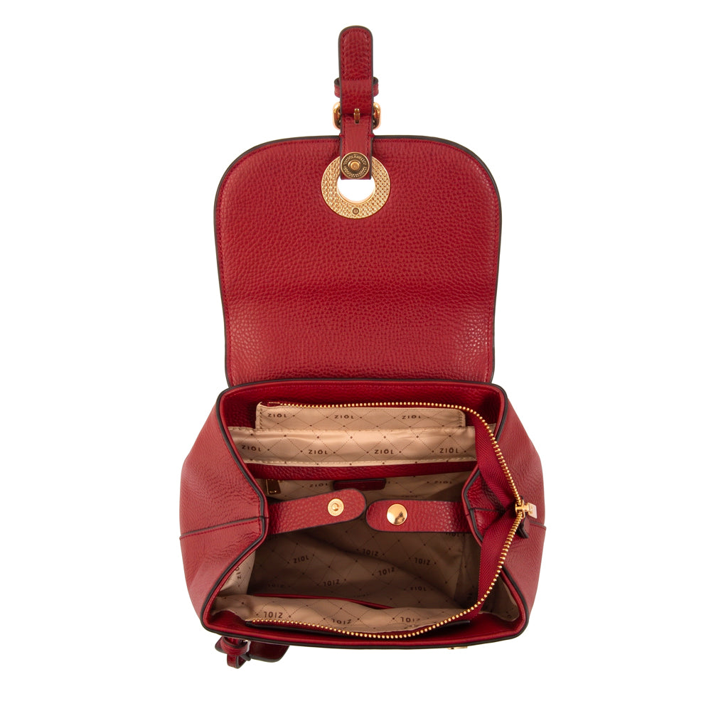 Mochila cailin pequeña rojo