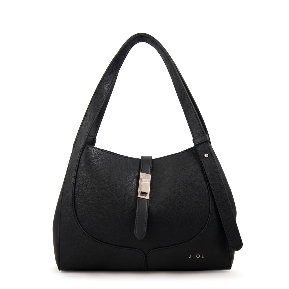 Cartera tote carey pequeña negro