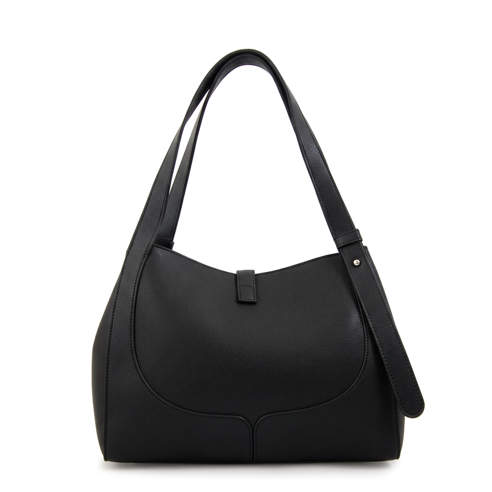 Cartera tote carey pequeña negro