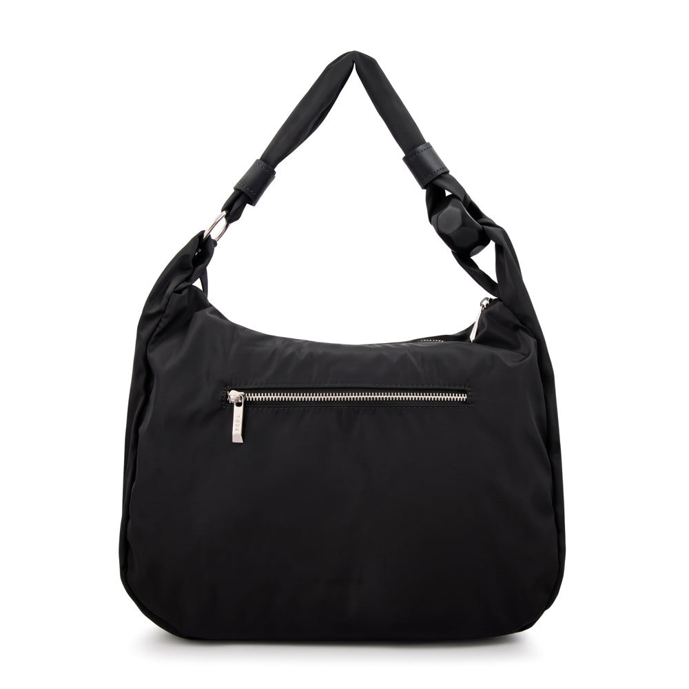Cartera corte oval casandra grande negro