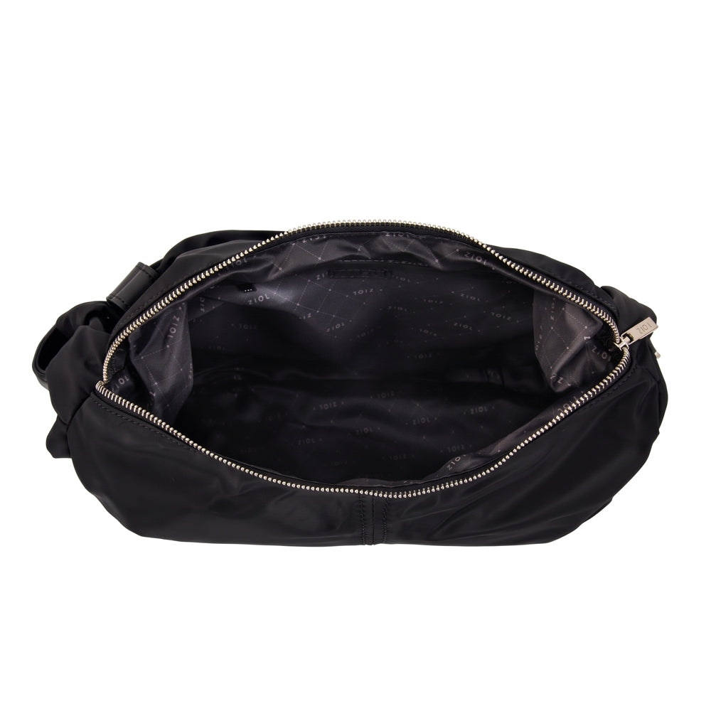 Cartera corte oval casandra grande negro