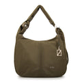 Cartera corte oval casandra grande verde oliva