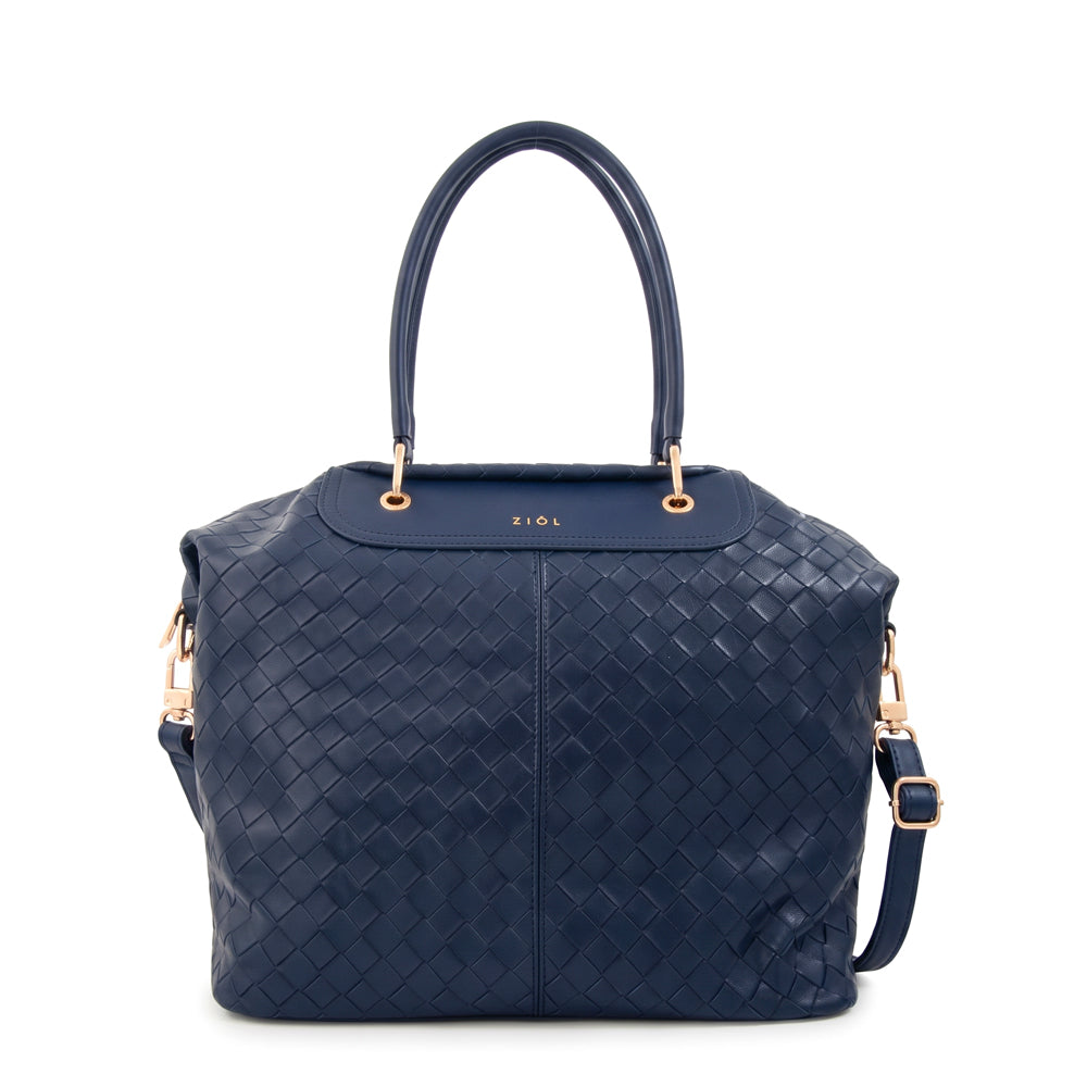 Cartera tote elvira grande azul oscuro