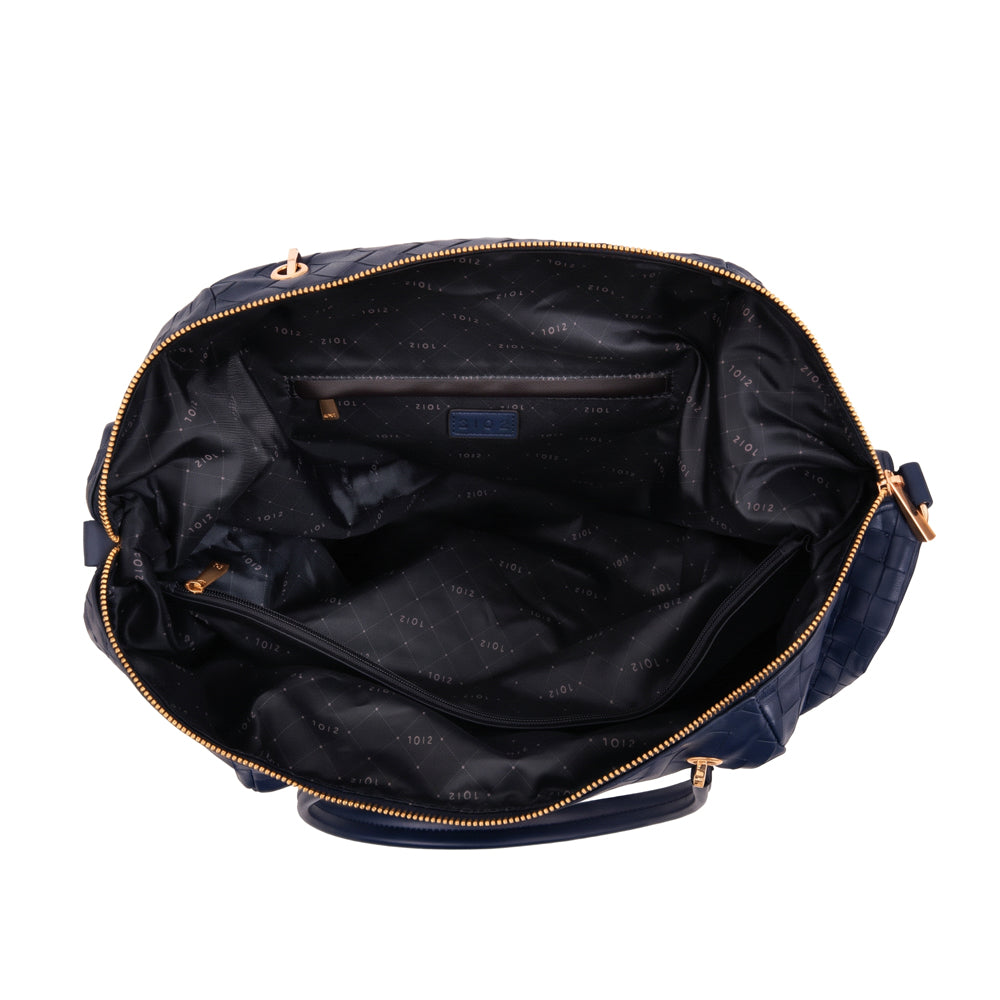 Cartera tote elvira grande azul oscuro