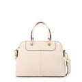 Cartera bandolera elvira mediana blanco crudo