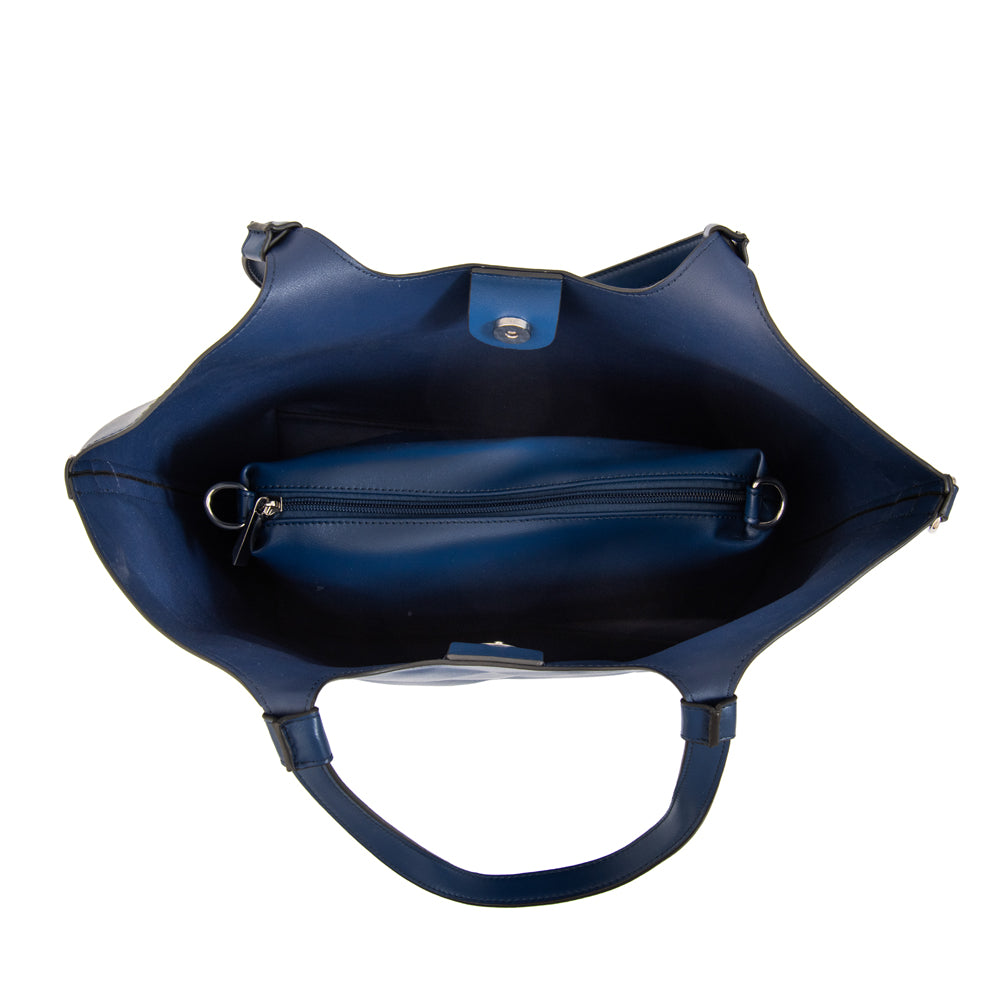 Cartera tote liah grande azul