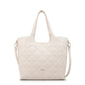 Cartera tote liah grande blanco crudo