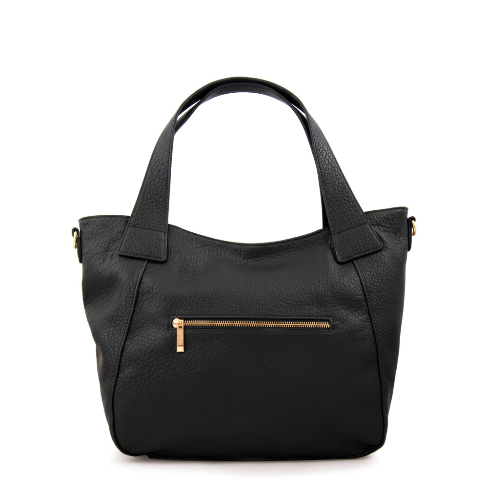 Cartera tote tessa grande negro