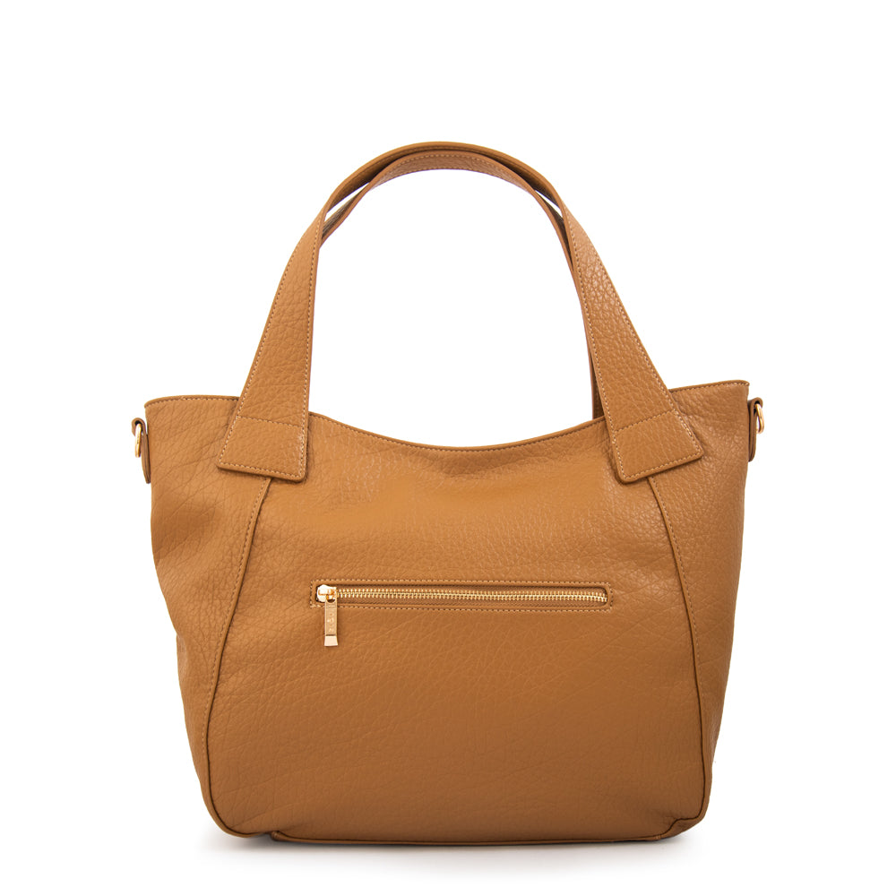 Cartera tote tessa grande camel