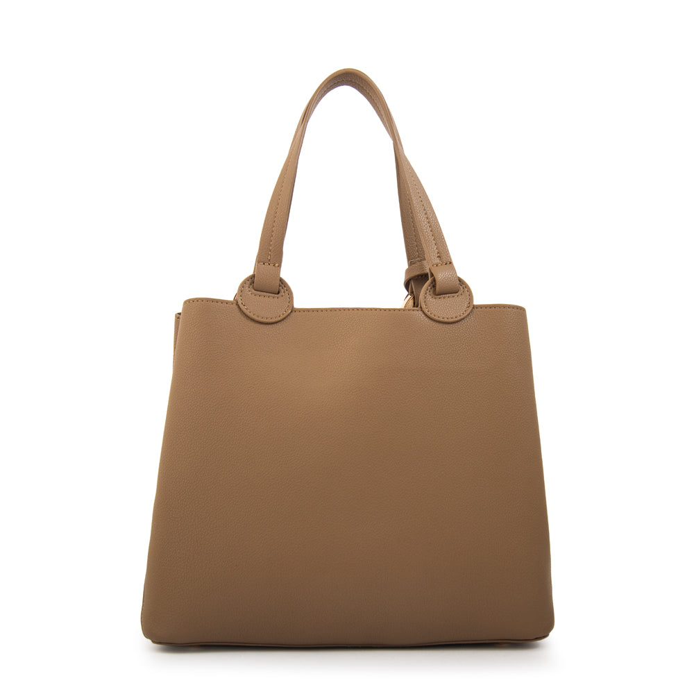 Cartera tote tyler mediana taupe