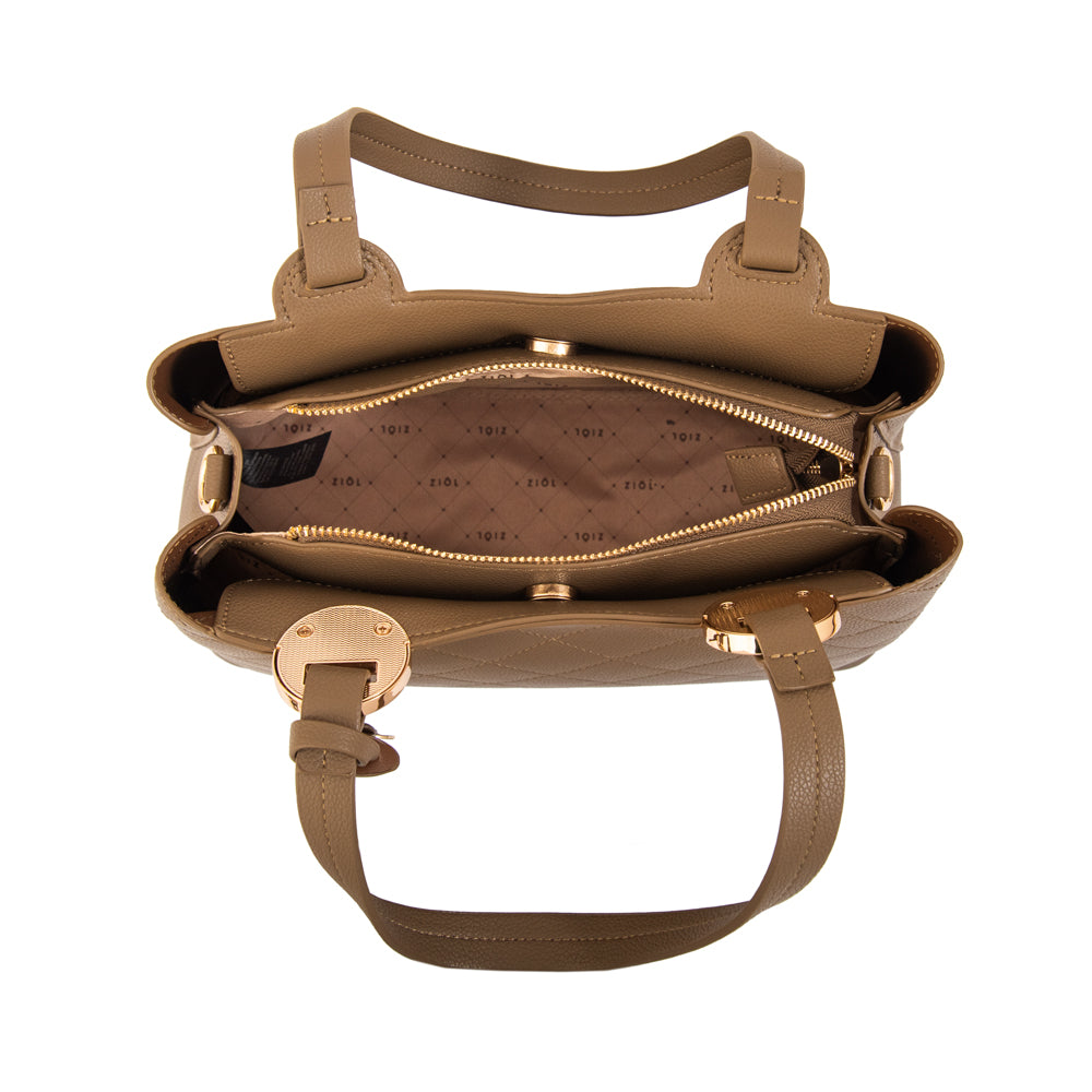 Cartera tote tyler mediana taupe
