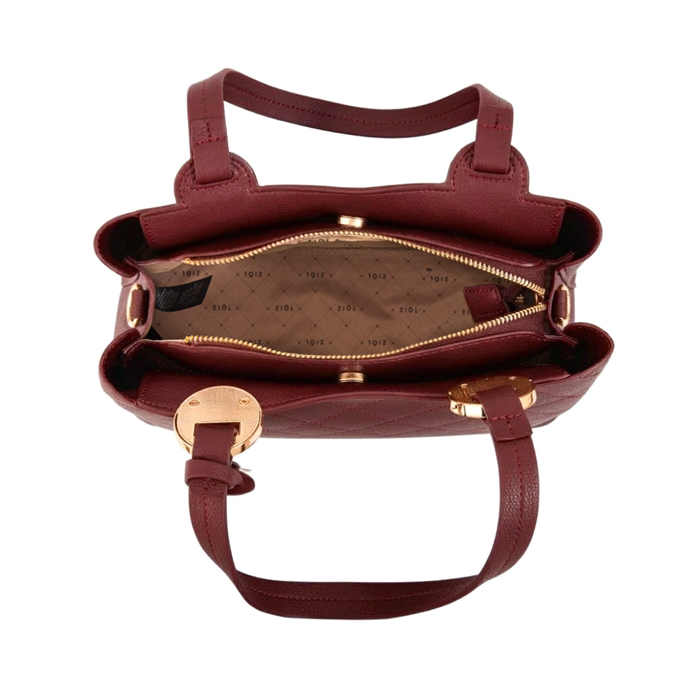 Cartera tote tyler mediana rojo oscuro